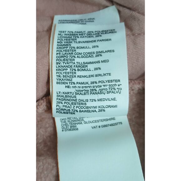 Superdry womens small sweatpants joggers peach blush pink - Picture 6 of 6